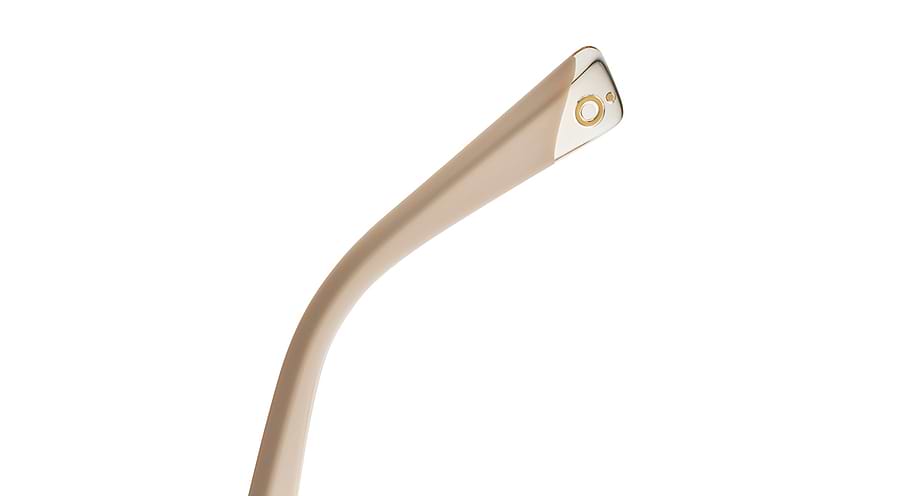 Das Bild zeigt die Sonnenbrille DOPE WH von der Marke Etnia Barcelona in beige.